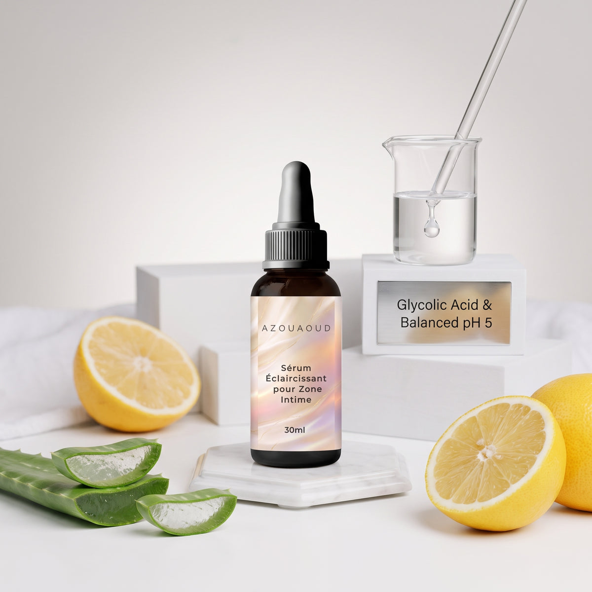 Sérum Éclaircissant Zones Sensibles – Azouaoud 30 ml